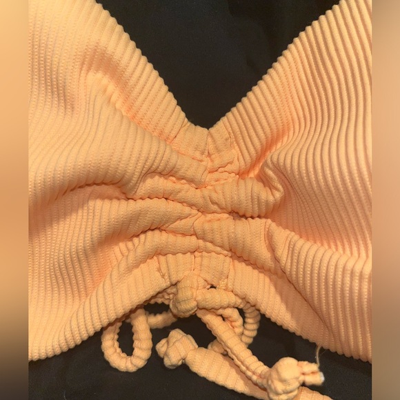 Ardene Orange tie up Bikini Top - Picture 2 of 4